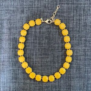 J. Crew yellow jeweled necklace